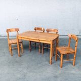 Danish Pine Chairs, 1975, Set of 4