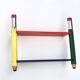 Wall shelf by Pierre Sala with giant pencils, 1980s.