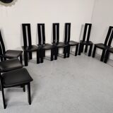 10 chairs by Pietro Costantini, Italy 80s