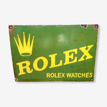 Plaque émaillée ROLEX