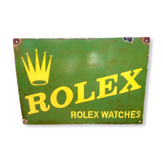 Plaque émaillée ROLEX