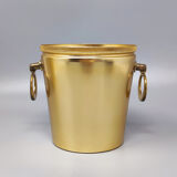 1960s Gorgeous Cocktail Shaker With Ice Bucket in Aluminium. Made in Italy