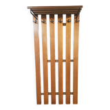 Scandinavian teak coat rack 1970