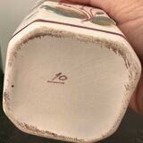Small vase with moustier decor