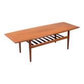 Table basse Grete Jalk vintage teck mid-century années 60 danois