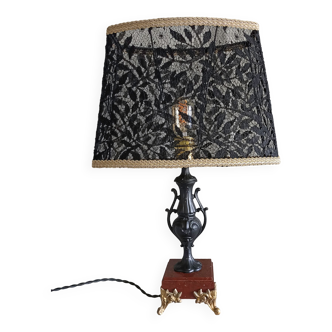 Candelabra lamp in regulates and sour marble