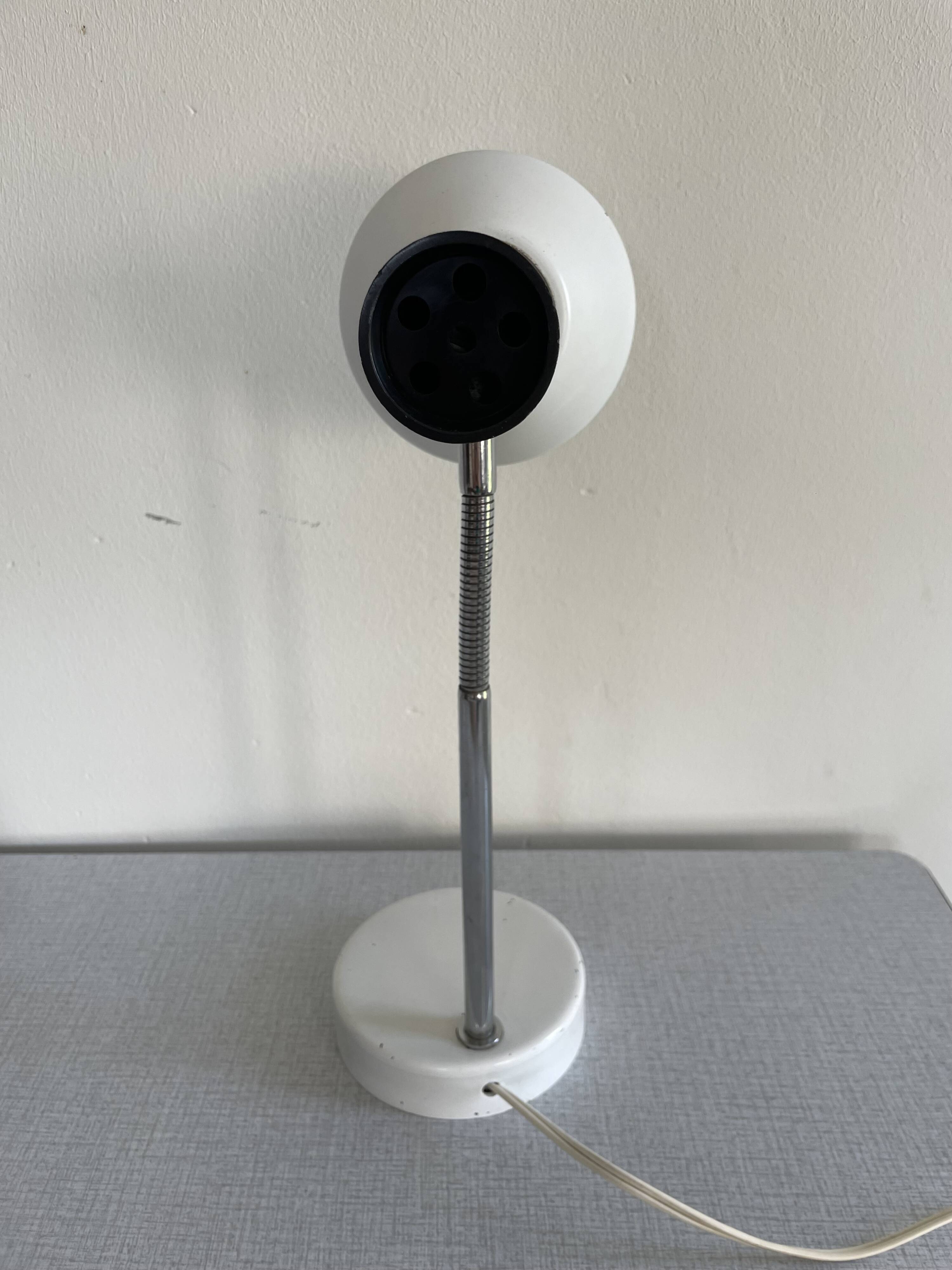 White desk light