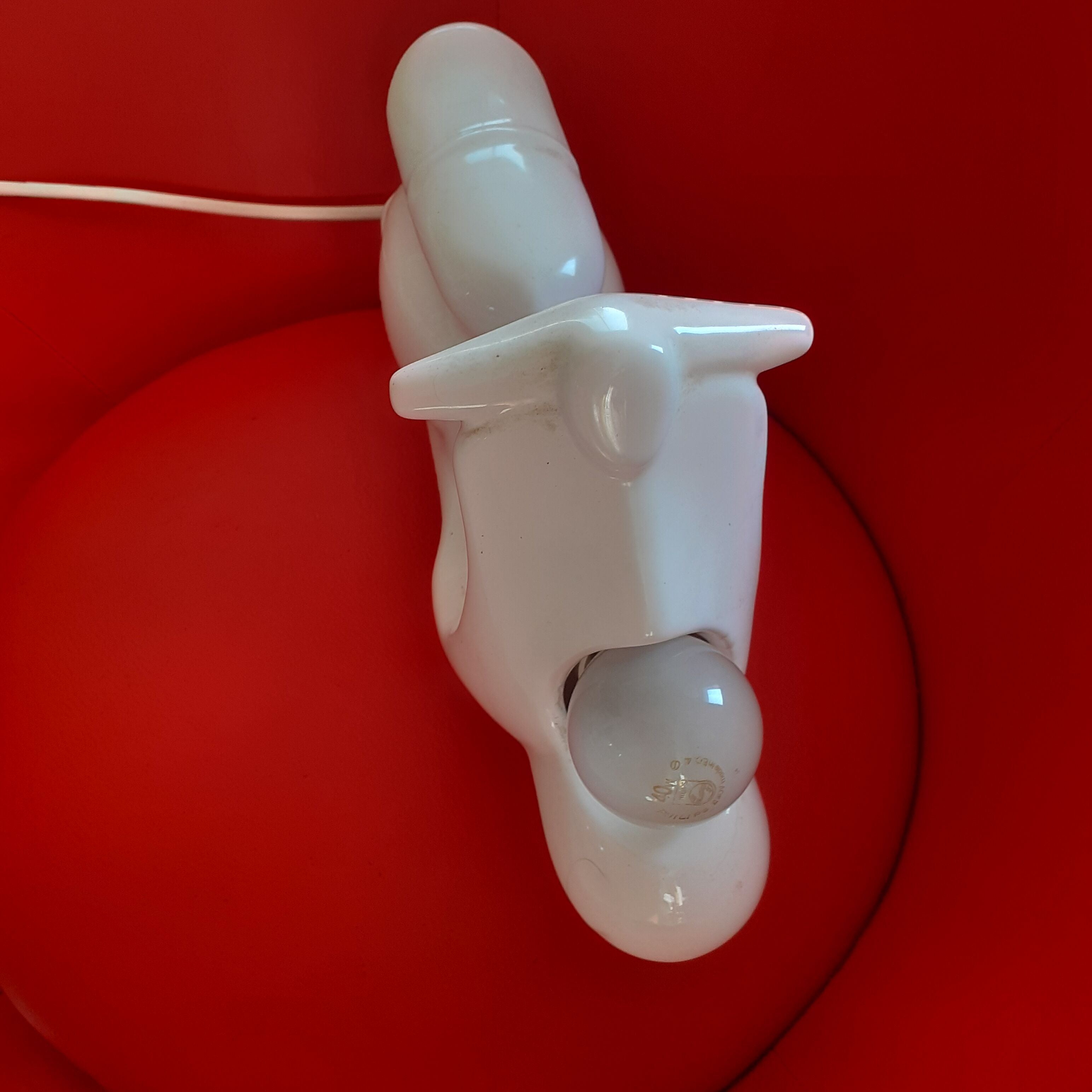 White lamp. scooter from the 80s.