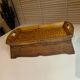 Vintage bamboo tea tray