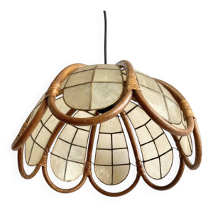 Suspension Vintage Fleur - nacre