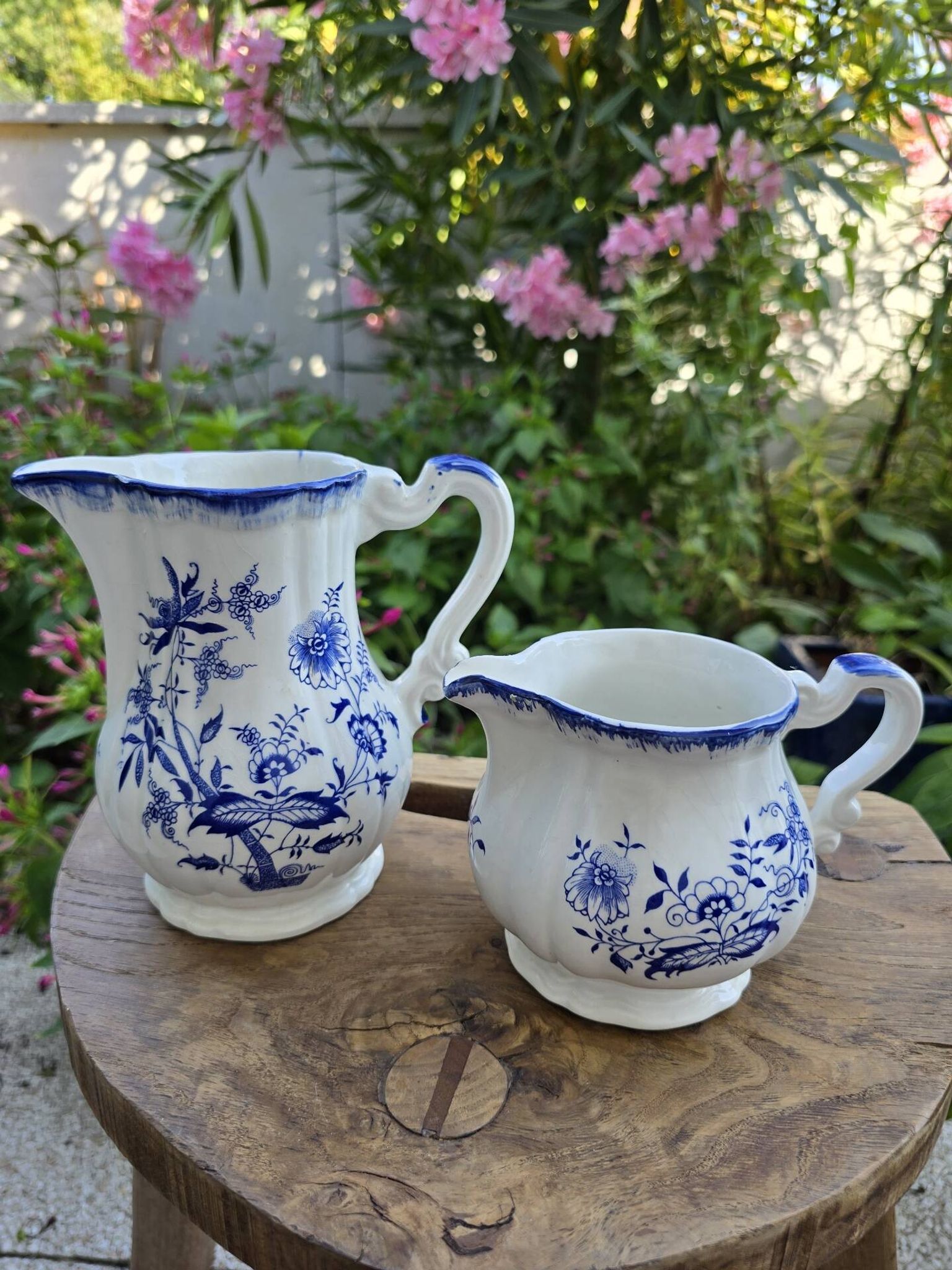 Pots à lait et à jus Sarreguemines Lancaster