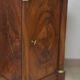Empire-style bedside table in walnut