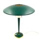 Lampe de table moderniste vert, France 1960s