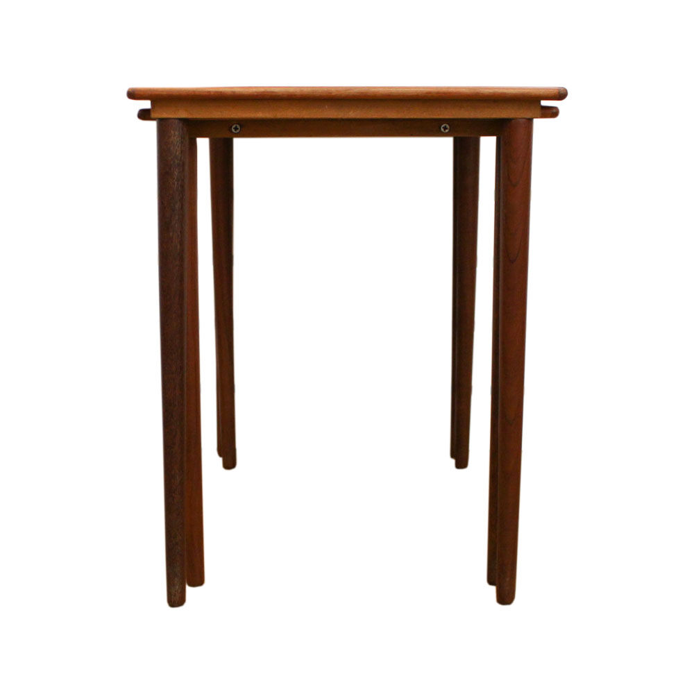 Two danish teak nesting tables