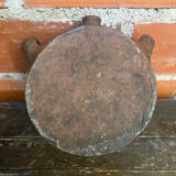 Ancient Glazed Stoneware Cruché with Double Handle, 19th Century Vintage