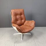 Space age fiberglass swivel chair, 1960s