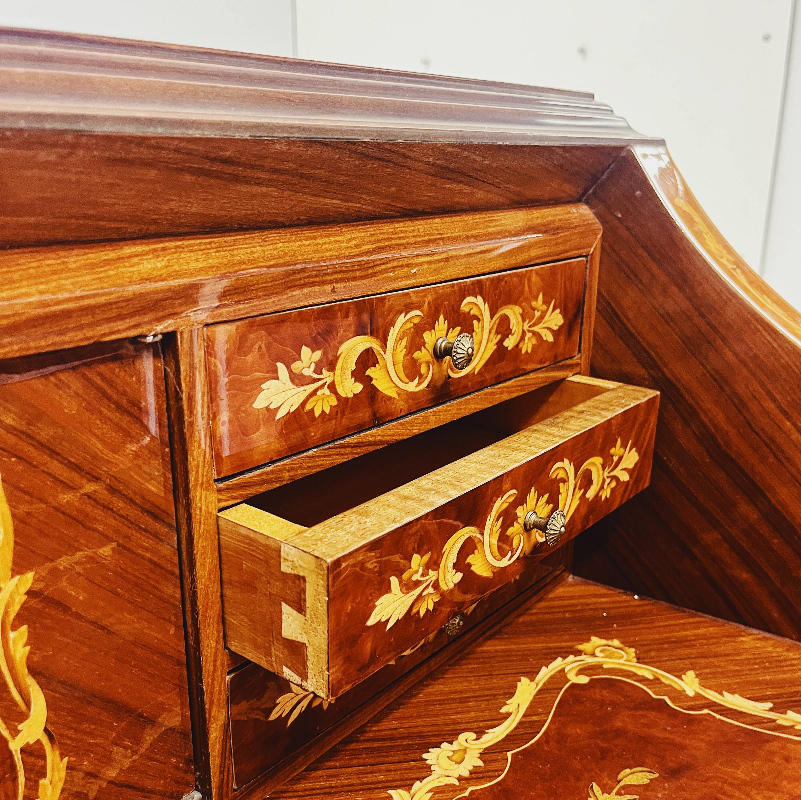 French Empire Marquetry Desk