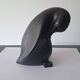 Pingouin En Céramique  Noir Vallauris André Baud