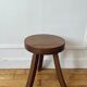 Tabouret bois brutaliste