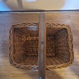 Rectangular wicker basket