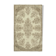Handwoven vintage anatolian beige rug 187 cm x 307 cm