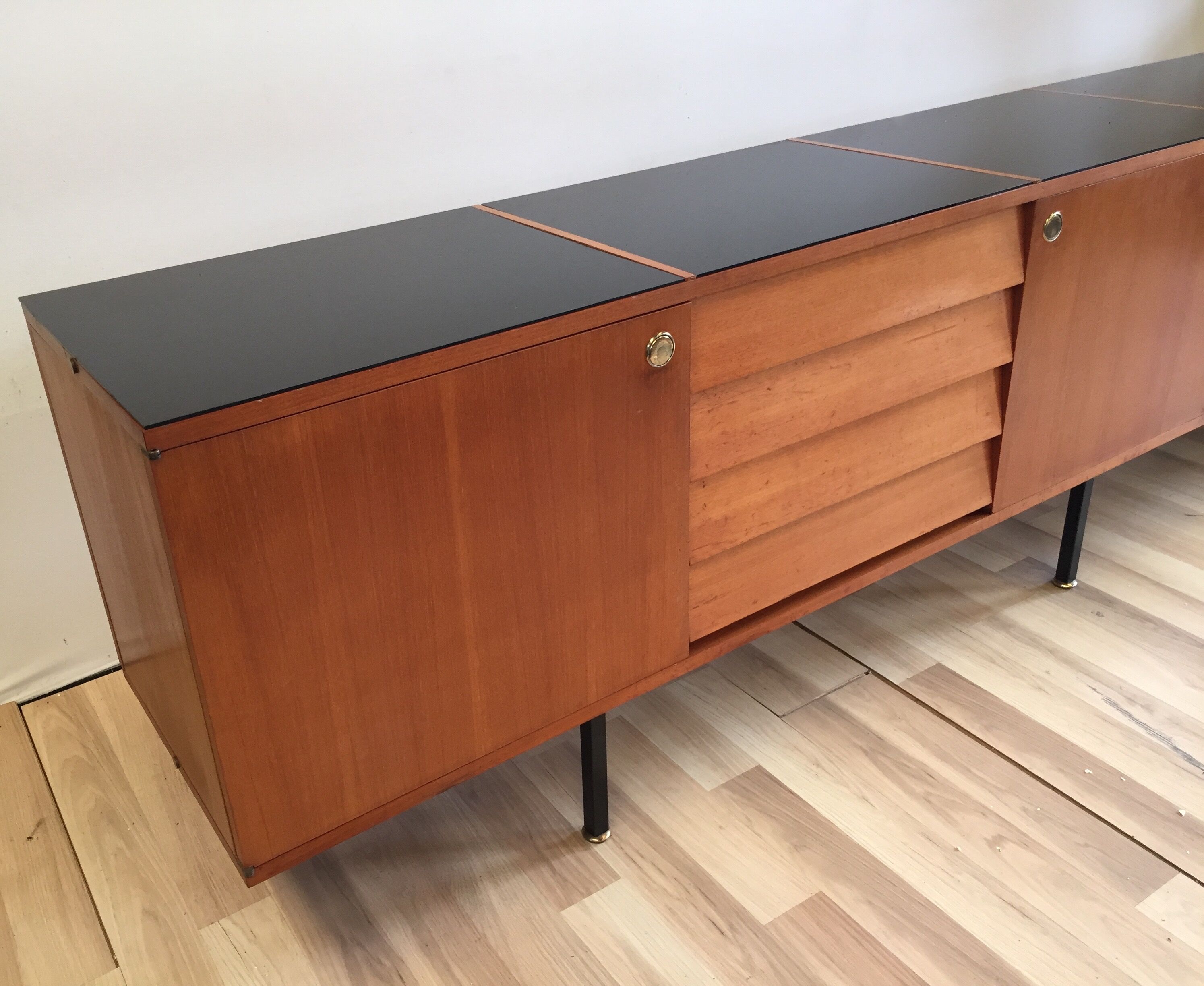 Modernist teak sideboard