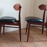 Paire de chaises Louis Van Teeffelen