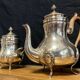Tableware / Silver plated metal / Shaped pieces (Q): 2 pieces