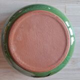 Dish salad bowl Savoy earthenware decoration flowers and bird