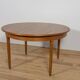 Mid-Century Round Teak Extendable Dining Table, United Knigdom, 1960s