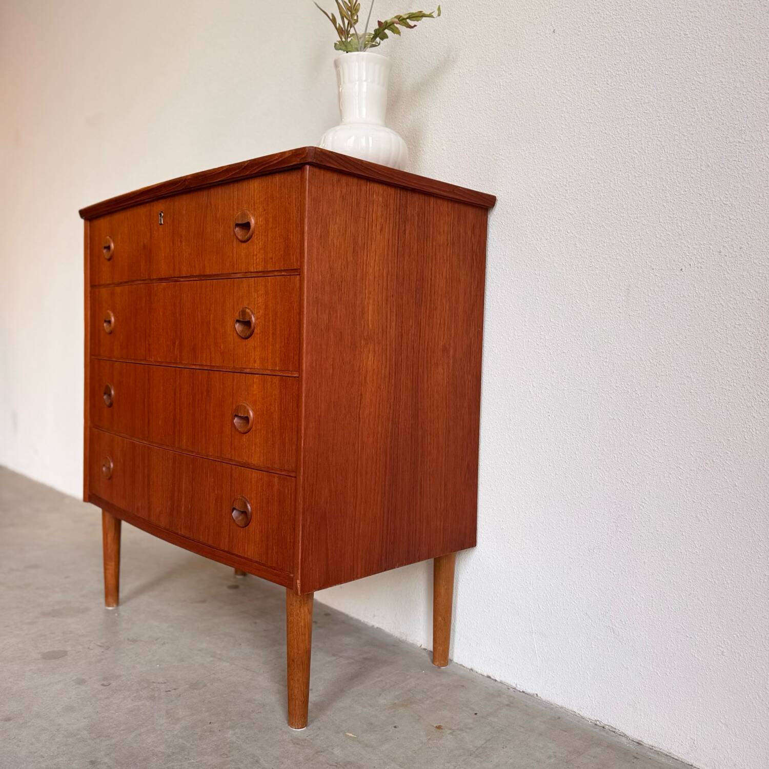 Danish vintage chest of drawers teak
