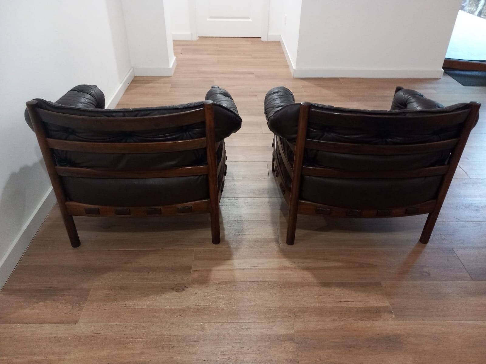 Pair of armchairs by Arne Norell Sweden 1960s