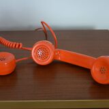 Orange dial phone