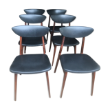 Set of 6 Scandinavian chairs