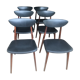 Set of 6 Scandinavian chairs