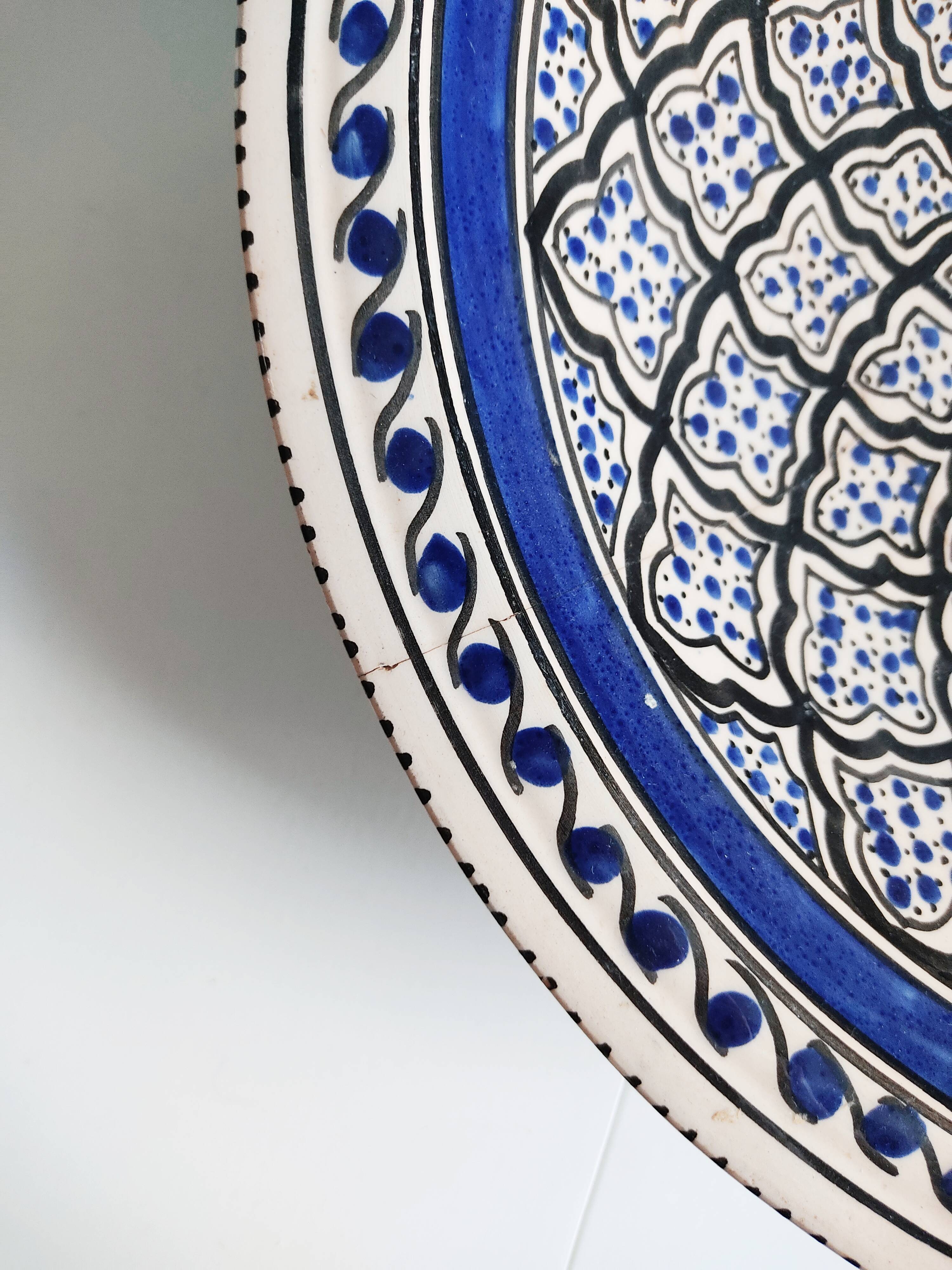 Empty turkish ceramic pocket