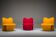 Multipla lounge chairs by Dillon & Wheeler for Kron Design, 1990s, set of 3