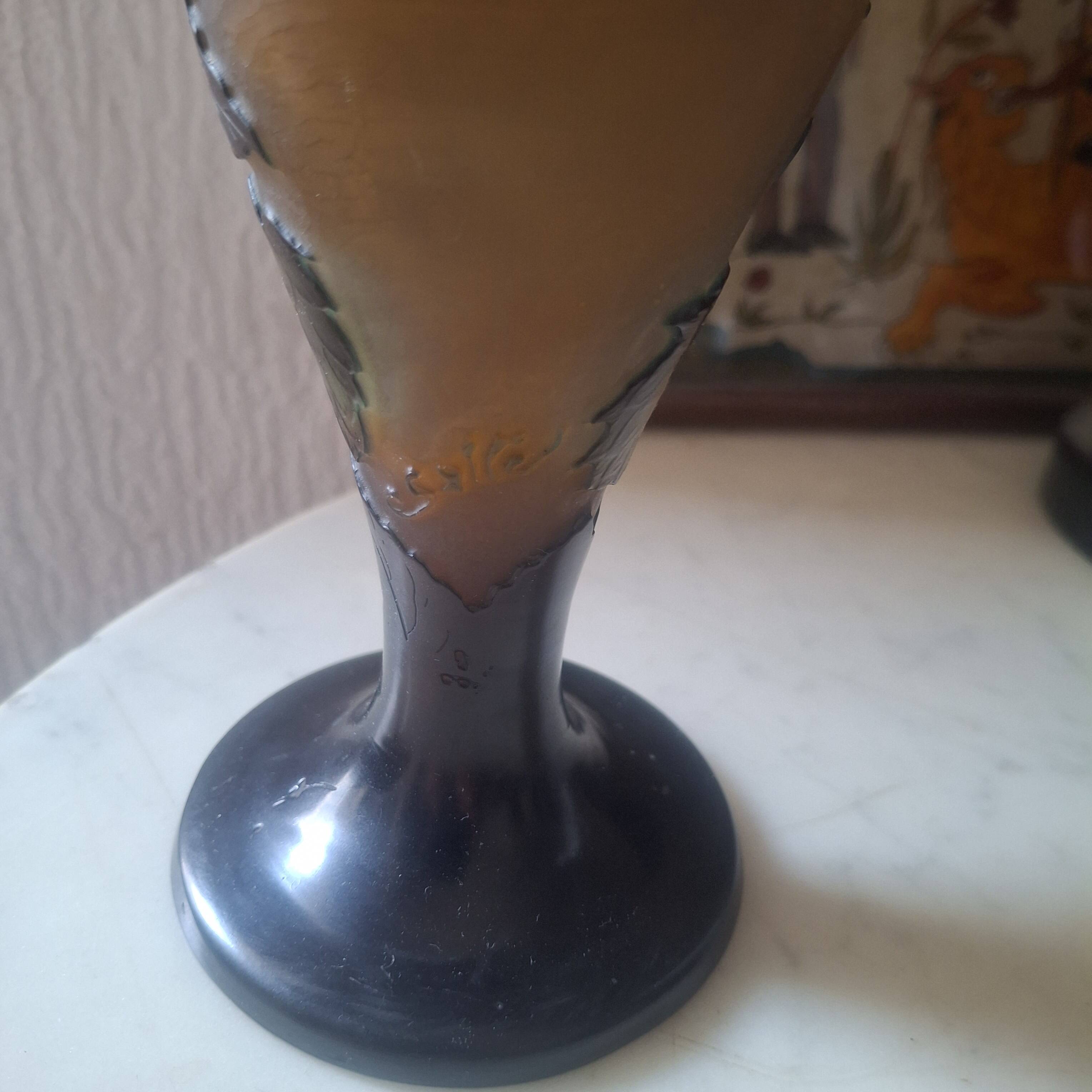 Vase galle art deco.