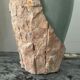 Vintage lamp base in Mactan stone and green marble.