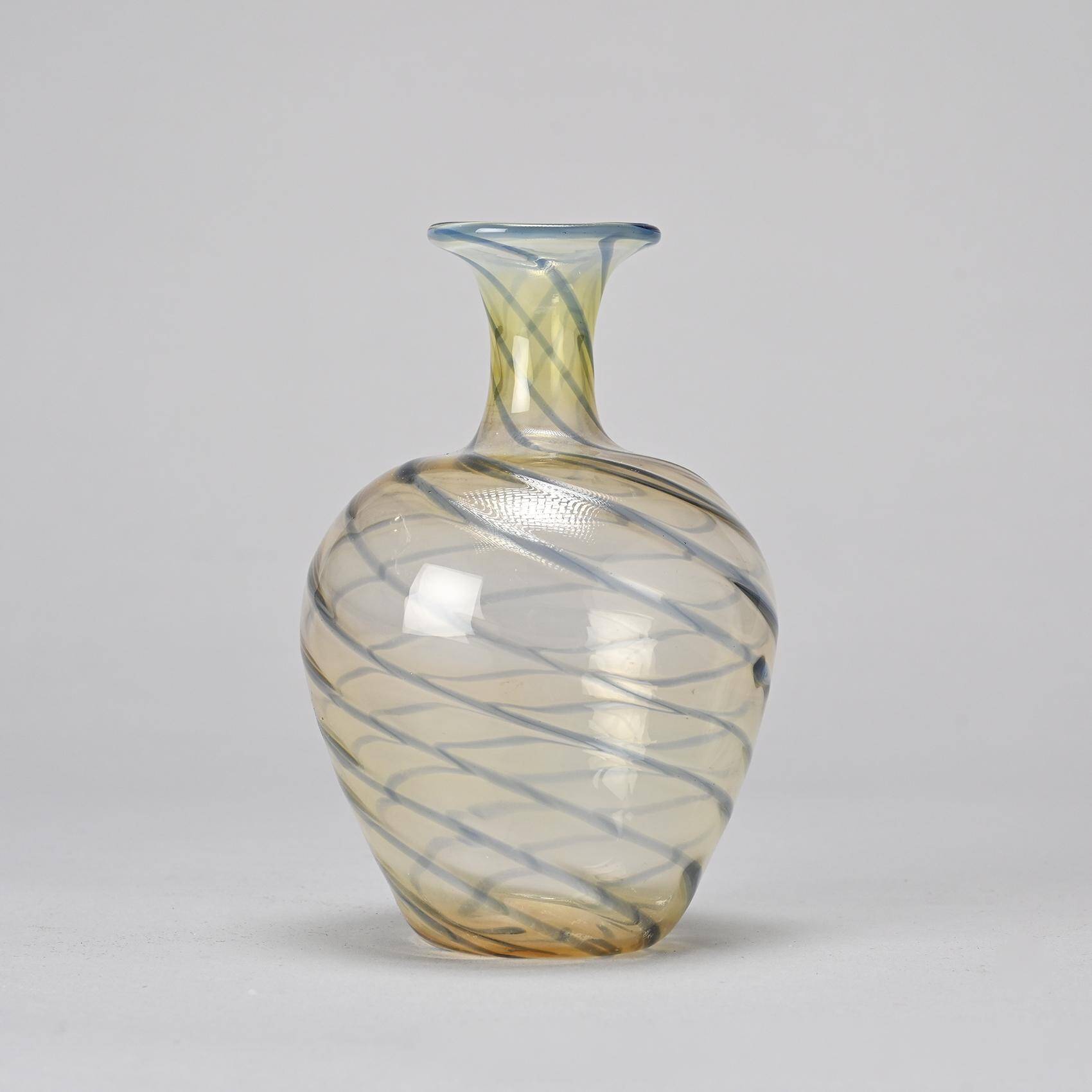 Blown glass vase, 1989