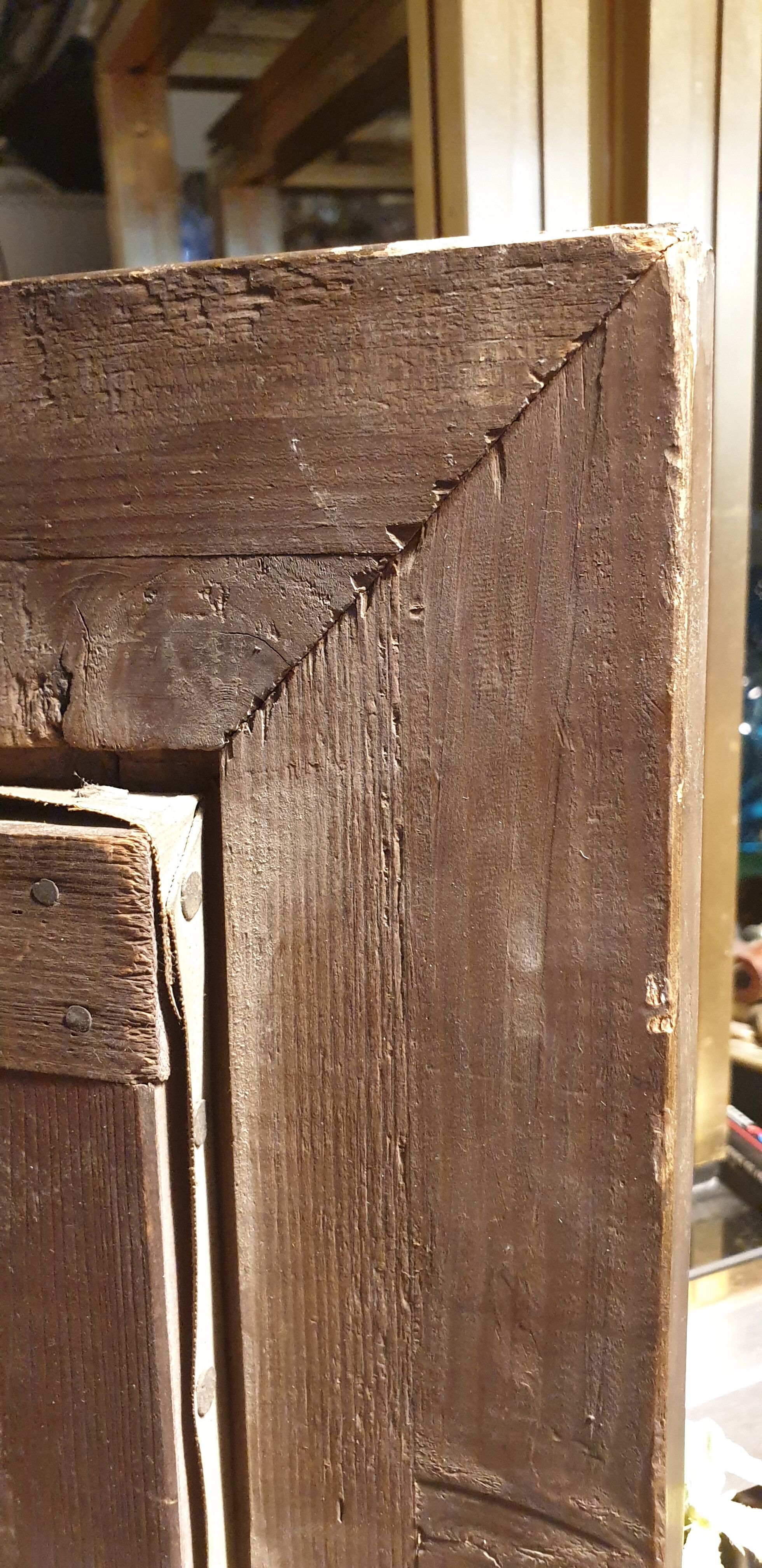 Safe oil Marine canvas in the moonlight