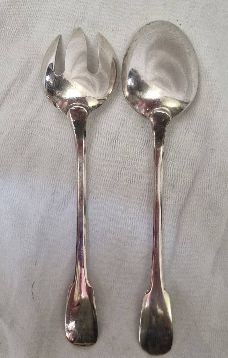 Christofle salad serving cutlery