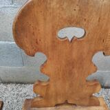 Set of 4 mountain chairs or blond wood chalet chairs