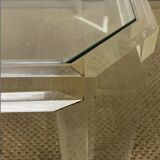 Lucite coffee table by David Lange, 1970