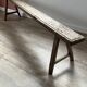Oak farm bench