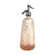 Old pink glass siphon