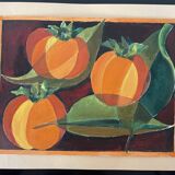 Gouache pumpkins Maïté Bournoud Schorp