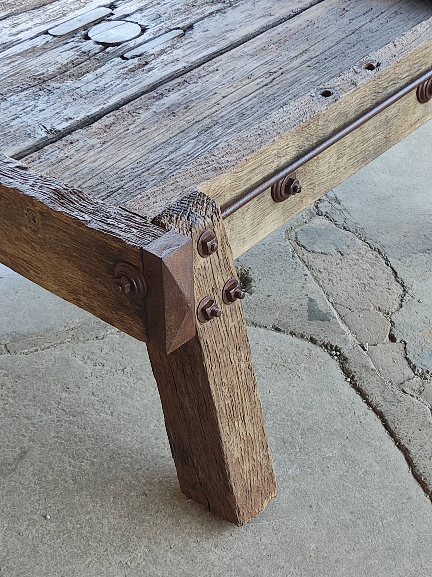 Table Basse ancien Pressoir