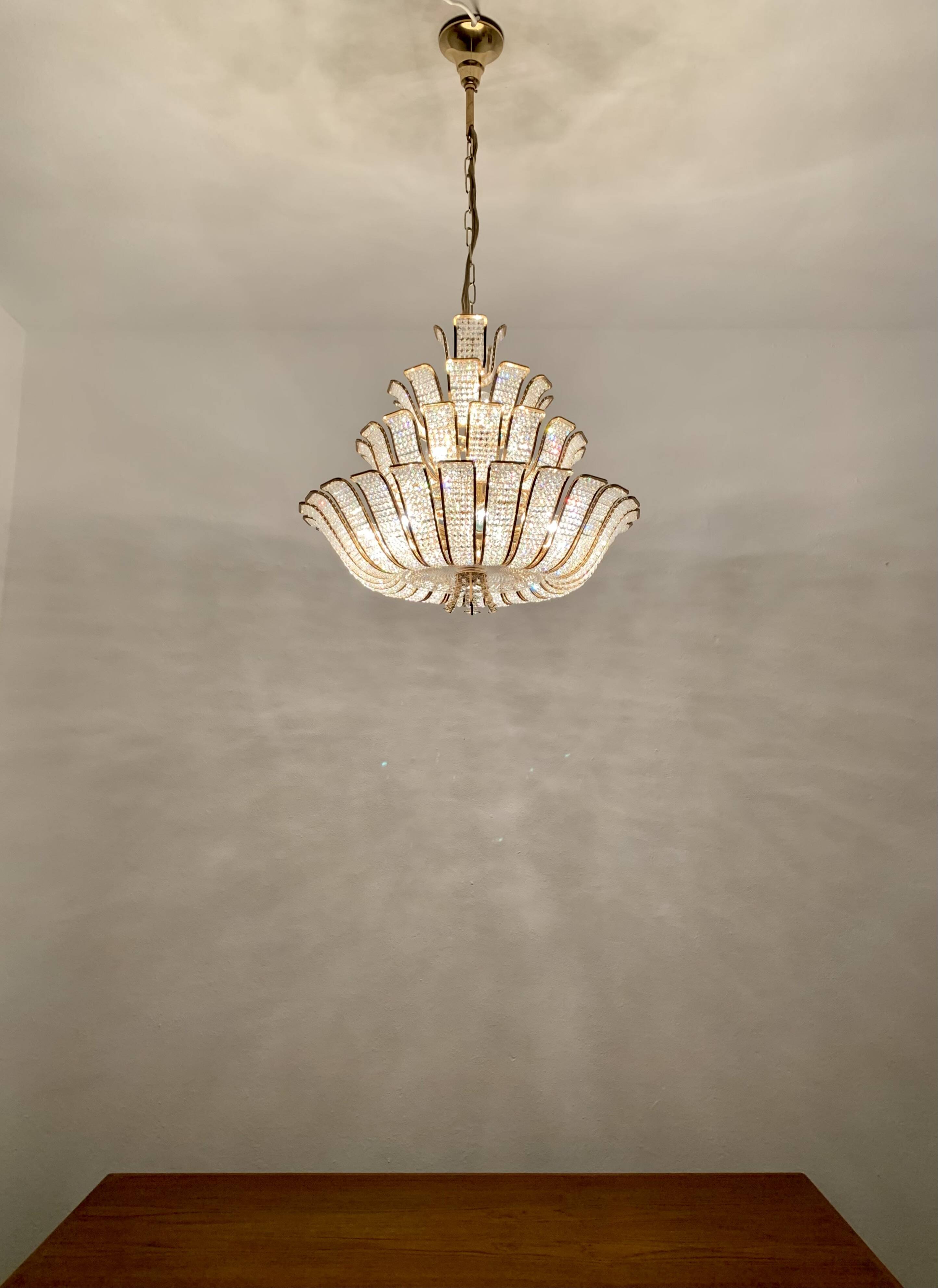 Lustre en cristal de Palwa