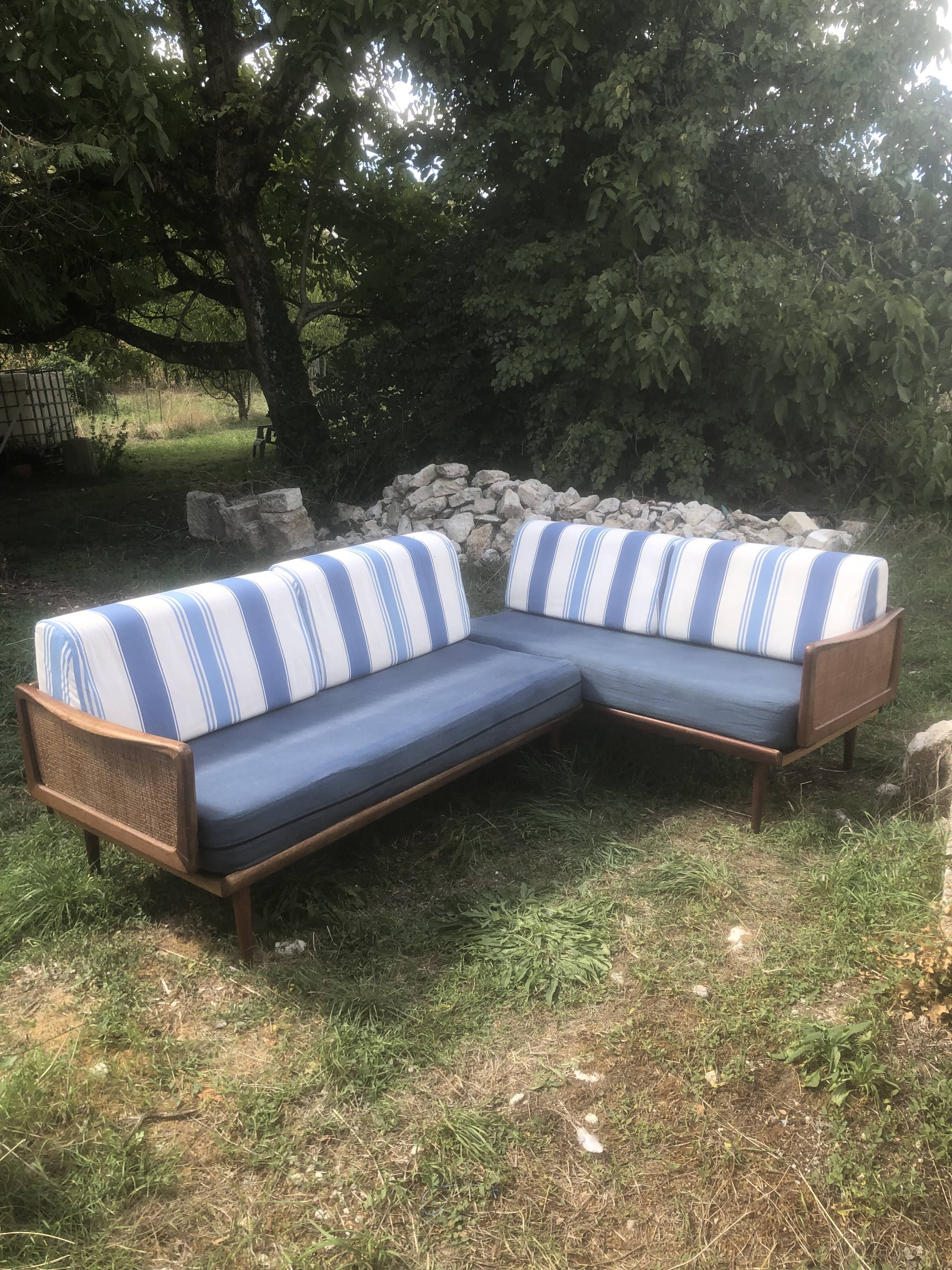 Paire de daybeds canapés Minerva p.Hvidt & O. Mølgaard-Nielsen
